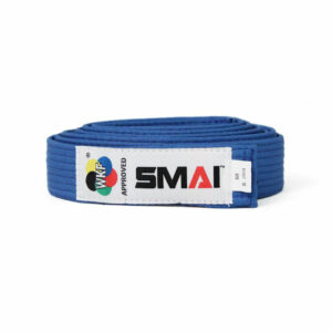 The Smai WKF Approved Belt meets official competition standards. Durable, colour-fast, and trusted by fighters worldwide, available in red or blue.