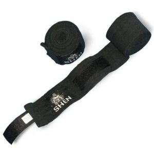 Shen Sports Boxing Hand Wraps offer durable cotton support, secure hook-and-loop closures, and full wrist protection for safe, focused training and sparring.