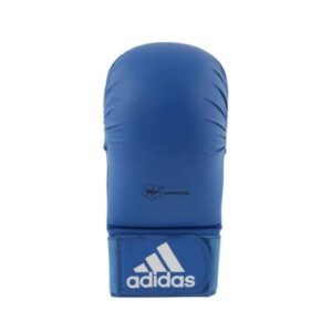 This Adidas Karate Mitt has an ergonomic shaped striking area with an attached thumb that provides coverage during workouts and sparring, and is WKF approved.