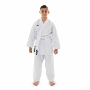 The Smai Ribbed Karate Gi is WKF approved, lightweight, and durable. Its ribbed poly-cotton fabric ensures comfort, strength, and optimal movement for training.