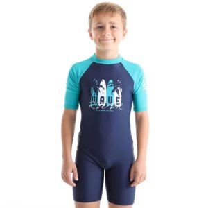 Second Skins Boys Wave Rider Sunsuit Short Sleeve