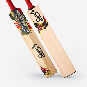 The Kookaburra Beast Pro 9.0 Bat combines durability, power, and style, crafted from Kashmir Willow for aspiring young big-hitters.